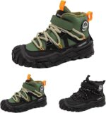 SRTUMEY Baby Boys Winter Snow Boots Size 11 Toddler Anti Slip Warm Fleece Lined Boots Children Warm Short Ankle Boots - Image 3