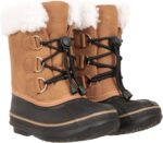 Mountain Warehouse Casual Toddler Adaptive Lace-Up Snow Boots - Snow Proof Shoes with Sherpa Lining and Round Laces, For Boys & Girls - For Winter, Skiing, Winter Sports