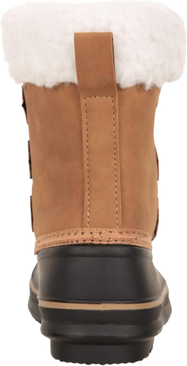 Mountain Warehouse Casual Toddler Adaptive Lace-Up Snow Boots - Snow Proof Shoes with Sherpa Lining and Round Laces, For Boys & Girls - For Winter, Skiing, Winter Sports - Image 3