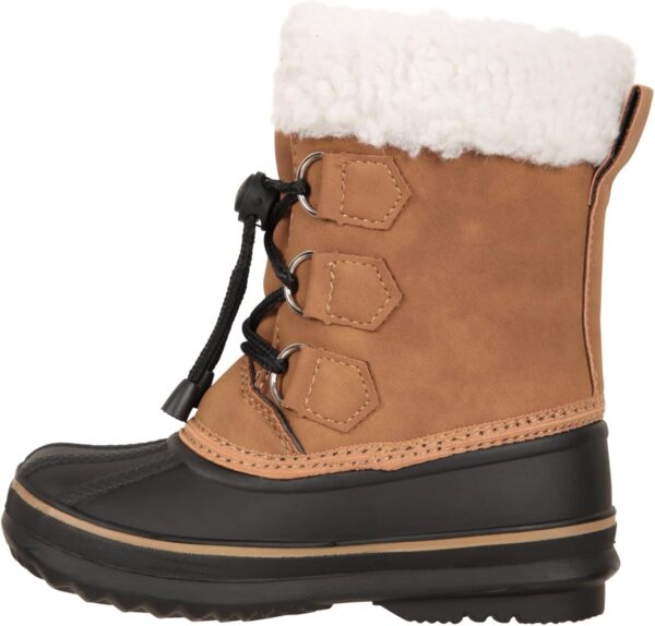 Mountain Warehouse Casual Toddler Adaptive Lace-Up Snow Boots - Snow Proof Shoes with Sherpa Lining and Round Laces, For Boys & Girls - For Winter, Skiing, Winter Sports - Image 4