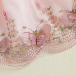 Himllauen Baby Girl Ruffle Sleeveless Dress Toddler Girl 3D Bufferfly Flower Tulle Dress Square Neck Princess Wing Party Dress for Little Girl - Image 6