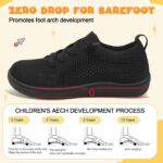 JOINFREE Toddler Wide Shoes Girls Boys Breathable Fashion Shoes Kids Barefoot Minimalist Shoes Zero Drop Slip on Tennis Sneakers - Image 3