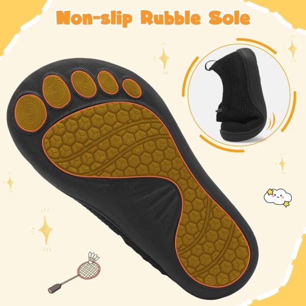 JOINFREE Toddler Wide Shoes Girls Boys Breathable Fashion Shoes Kids Barefoot Minimalist Shoes Zero Drop Slip on Tennis Sneakers - Image 7