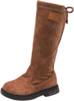 Girls Boots Size 4 Toddler Infant Kids Baby Boys Girls Fashion Flock Long Outdoor Shoes Boots Casual Shoes for Boys