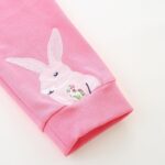 Little Hand Toddler Girls Flower Sweatpant Sports Heart Deer Bunny Trousers Drawstring Casual Pants with Pocket Kids Tracksuit Kids Bottoms Age 2-7 Years - Image 6