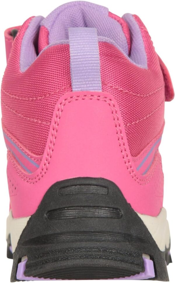 Mountain Warehouse Oscar Junior Walking Boots - Comfortable Shoes with Elastic laces & Touch Strap Fastening - Spring, Summer Hiking, Trekking, Outdoors & Walking - Image 3