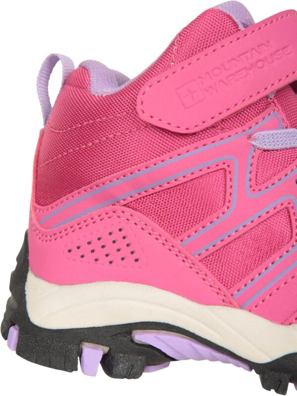 Mountain Warehouse Oscar Junior Walking Boots - Comfortable Shoes with Elastic laces & Touch Strap Fastening - Spring, Summer Hiking, Trekking, Outdoors & Walking - Image 7