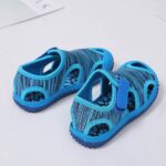 Toddler Athletic Shoes Girls Child Kids Summer Sandals Boys Beach Shoes Girls Outdoor Non-slip Baby Baby Shoes No Slip Walking Shoes Baby (Blue, 7.5 Toddler) - Image 2