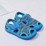Toddler Athletic Shoes Girls Child Kids Summer Sandals Boys Beach Shoes Girls Outdoor Non-slip Baby Baby Shoes No Slip Walking Shoes Baby (Blue, 7.5 Toddler) - Image 4
