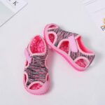 Toddler Athletic Shoes Girls Child Kids Summer Sandals Boys Beach Shoes Girls Outdoor Non-slip Baby Baby Shoes No Slip Walking Shoes Baby (Pink, 5.5 Toddler) - Image 5