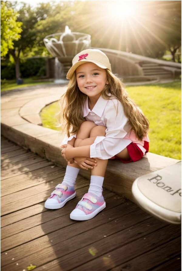 Cheerful Mario 1-5 Years Baby Girls Trainers Toddler Girls Fashion Canvas Shoes Casual Sneakers Easy Fastening - Image 7