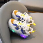 SRTUMEY Toddler Girl LED Light up Sneaker Shoes Non Slip Walking Shoes for Boys Girls Kids Baby Athletic Sport Trainers Christmas Birthday Gifts for Little Kid - Image 5