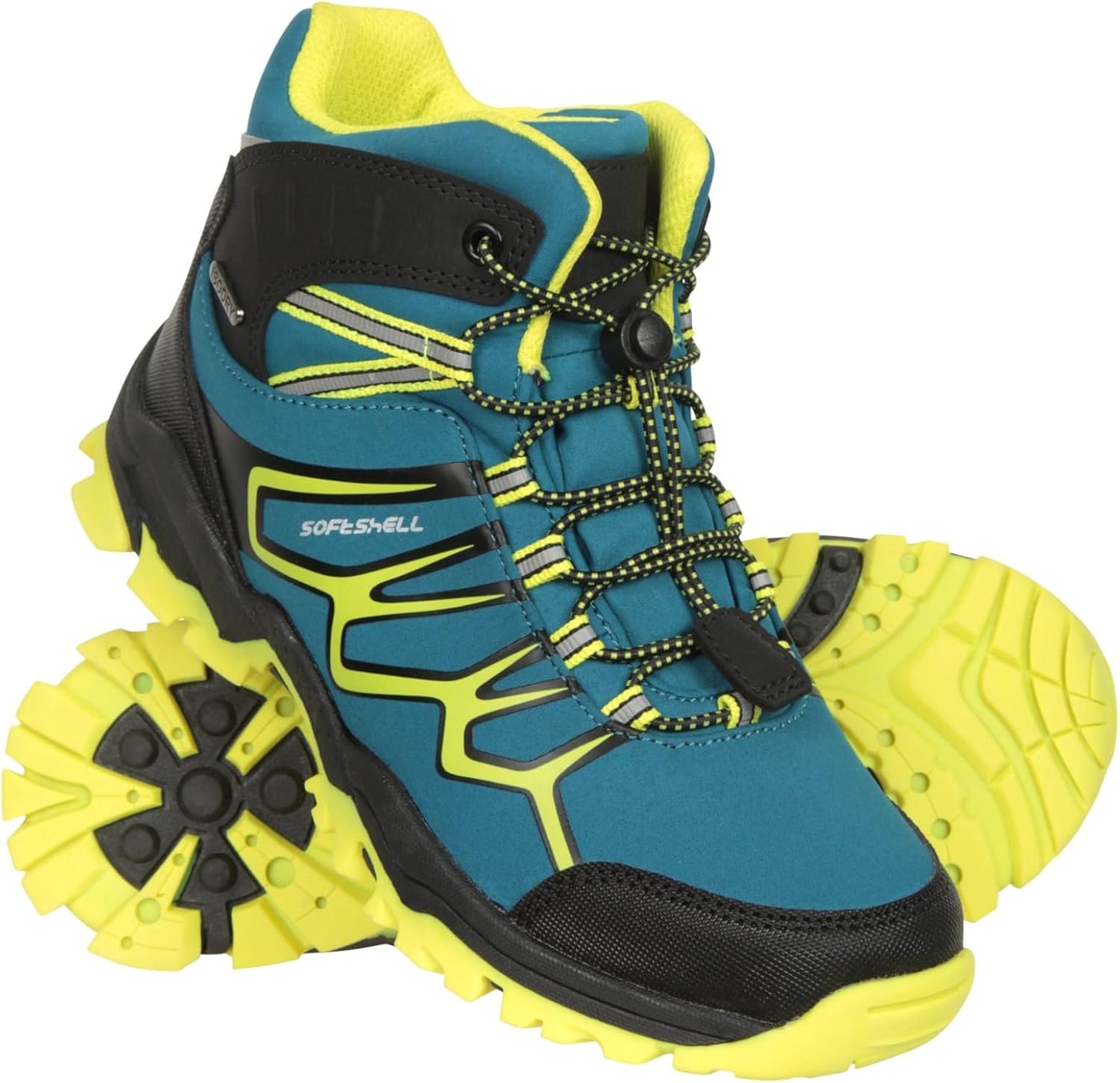 1743947307_712nd3LCKJL._AC_SL1500_.jpg Mountain Warehouse Soft-shell Kids Boots - Lightweight, Durable & Breathable Synthetic Upper with Mesh Lining & Good Grip - For Spring Summer, Travel & Outdoors - Image 1