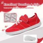 Barefoot Shoes Kids Wide Boys Girls Minimalist Canvas Trainers Walking Sneakers for School Running Outdoor Sports - Image 6