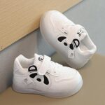 Girls Boys School Shoes - Kids Sports Athletic Shoes Toddler Little Kids Shoes Girls Printing Shoes Breathable Sports Shoes Soft Dance Plimsolls School Shoes for Children/Boys/Girls - Image 3