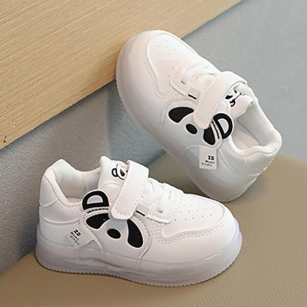 Girls Boys School Shoes - Kids Sports Athletic Shoes Toddler Little Kids Shoes Girls Printing Shoes Breathable Sports Shoes Soft Dance Plimsolls School Shoes for Children/Boys/Girls - Image 3