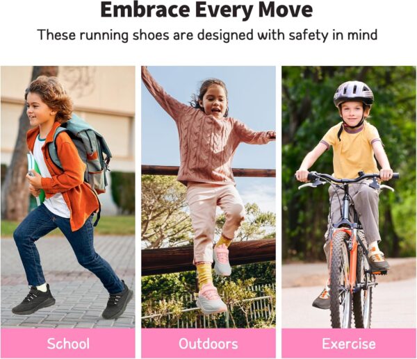 DREAM PAIRS Unisex Kids Trainers Boys Girls Waterproof Walking Running Shoes Athletic Sneakers Sports Shoes for Little/Big Kids - Image 8