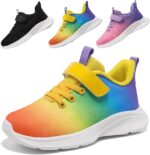 DRECAGE Boys Girls Trainers Kids Shoes Toddler Tennis Running Shoes Breathable Lightweight Fashion Child Sneakers for Little/Big Kid