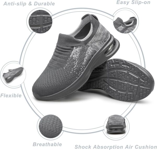 Kids Sock Shoes Boys Girls Trainers Tennis Walking Shoes Sneakers for Toddler/Little Kid/Big Kid - Image 5