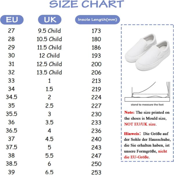 maxvinci Girls Canvas Slip On Shoes Kids Glitter Pumps Plimsolls Causal Trainers Breathable Flat Sneakers for Little/Big Kids - Image 6