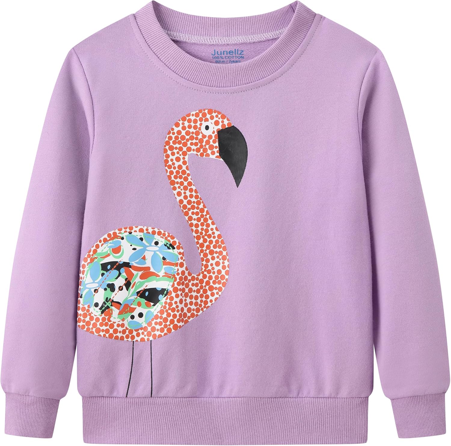 1743989813_91QiBZy17L._AC_SL1500_.jpg Junellz 2-8 years girl jumper cotton girl sweatshirt - Image 1