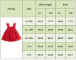 BYUSBAYA Toddler Girls Valentines Tutu Dress Sleeveless Heart Print Layered Ruffles Tulle Cake Dress Wedding Ball Gown Dress - Image 7