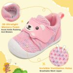 JOINFREE Baby Walking Shoes Wide Toddler Boys Girls Infant Sneakers Breathable Barefoot Slip On Tennis Crib Shoes - Image 4