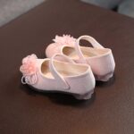 Baby Girls Mary Janes with Pearl Flower Ballet Flats Soft Sole Walking Shoes Slip on Loafers Moccasins Crib Shoes Party Wedding Dress Princess Shoes for Toddlers Kids 1-6 Years - Image 4
