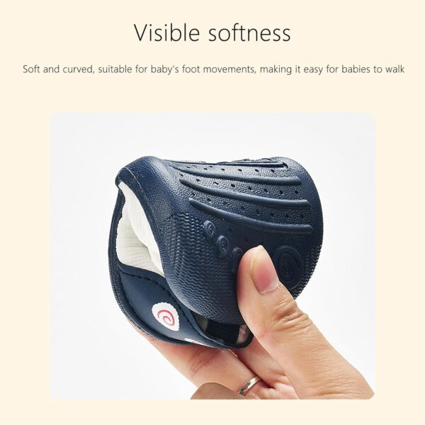 Size 2 Trainers Boys Toddler Shoes Baby Girls Shoes Baby Boys Shoes 0 3 Years Old Baby Shoes Spring and Autumn Soft Sole Non Slip Breathable Boys Indoor Shoes - Image 5