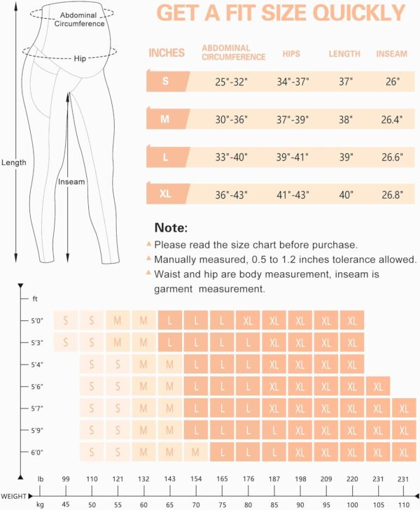 BAYDI Maternity Leggings Over Bump with Pockets Workout Belly Support Stretchy Soft Pregnancy Pants Activewear Pajama - Image 6