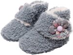 Girls Baby Plush Soft Warm Boots Snow First Cotton Boys Infant Shoes Baby Shoes Toddler Size 4 Boots Boy - Image 3