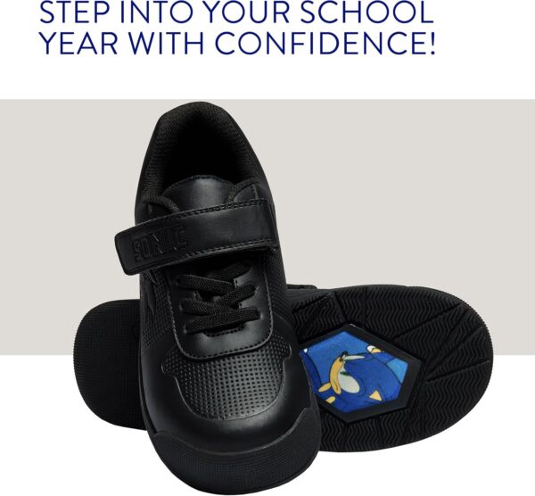 SONIC THE HEDGEHOG Boys School Shoes | Boys Trainers - Image 3