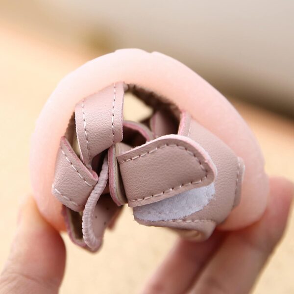 Girls Shoes Size 5 Toddler Baby Girl Shoes Breathable Shoe Dew Toe Shoe Bag Head Sandals Girl Sandals Baby Soft Shoe Sandals For 0 To 2 Years Girls School Shoes Size 9 Black - Image 3