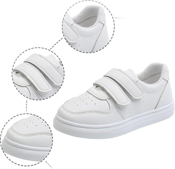 Girls Boys School Shoes - Kids Sports Athletic Shoes Toddler Little Kids Shoes Casual Lightweight Sneakers Breathable Sports Shoes Kids Sneakers Shoes Tennis School Trainers Shoes - Image 3