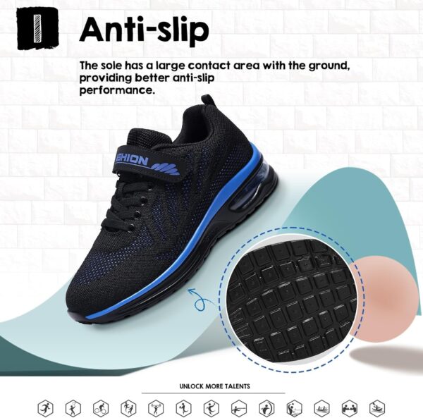 Boys Trainers Kids Running Walking Shoes Sport Shoes Breathable Athletic Sneakers - Image 5