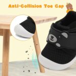 JOINFREE Baby Walking Shoes Wide Toddler Boys Girls Infant Sneakers Breathable Barefoot Slip On Tennis Crib Shoes - Image 5