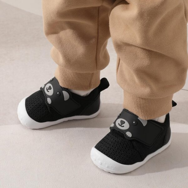 JOINFREE Baby Walking Shoes Wide Toddler Boys Girls Infant Sneakers Breathable Barefoot Slip On Tennis Crib Shoes - Image 6