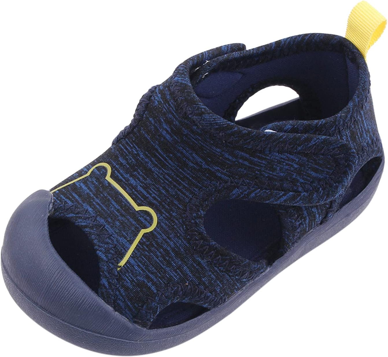 1744127696_71gmJm1L4MS._AC_SL1500_.jpg Shoes Boy Kids Bear Soft Sole Rubber Sandals Sneaker Flat Walking Non-Slip Girls Baby Shoes Newborn Shoes (Dark Blue, 2-3 Years) - Image 1