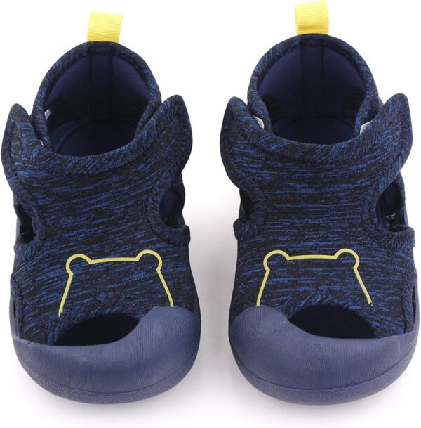 Shoes Boy Kids Bear Soft Sole Rubber Sandals Sneaker Flat Walking Non-Slip Girls Baby Shoes Newborn Shoes (Dark Blue, 2-3 Years) - Image 2