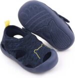 Shoes Boy Kids Bear Soft Sole Rubber Sandals Sneaker Flat Walking Non-Slip Girls Baby Shoes Newborn Shoes (Dark Blue, 2-3 Years) - Image 3