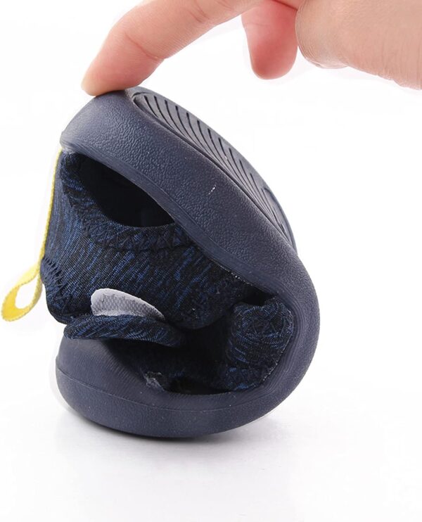 Shoes Boy Kids Bear Soft Sole Rubber Sandals Sneaker Flat Walking Non-Slip Girls Baby Shoes Newborn Shoes (Dark Blue, 2-3 Years) - Image 5