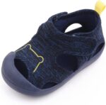 Shoes Boy Kids Bear Soft Sole Rubber Sandals Sneaker Flat Walking Non-Slip Girls Baby Shoes Newborn Shoes (Dark Blue, 2-3 Years) - Image 6