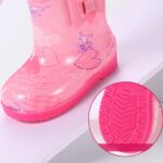 Toddler 𝗪𝐞𝐥𝐥𝐢𝐞𝐬 Size 5 Toddler Rain Boots Baby Rain Boots Short Rain Boots for Toddler Easy Lightweight Boys 𝗪𝐞𝐥𝐥𝐢𝐞𝐬 Size 3 - Image 2