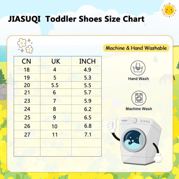 JIASUQI Toddler Shoes Boys Girls Breathable Trainers Kids Barefoot Sneakers Slip on Athletic Shoes - Image 5