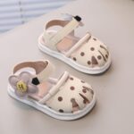 Toddler Baby Girl Shoes Breathable Shoe Dew Toe Shoe Bag Head Sandals Girl Sandals Baby Soft Shoe Covers Sandals For 0 To 2 Years Baby Girl Shoes 18-24 Months - Image 2