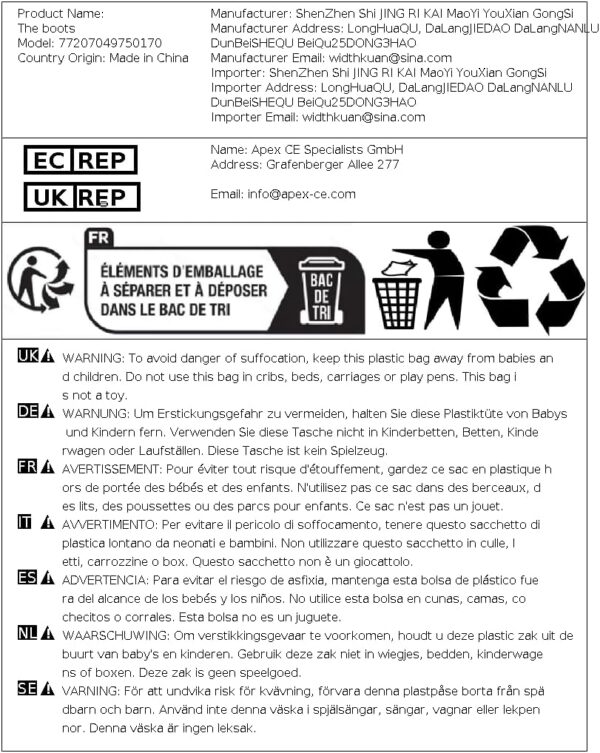 SRTUMEY Kids Baby Girls Warm Snow Boots Kids Snow Boot Fur, Kids Winter Boots Thermal Kids Fleece Lining Snow Boots Baby Boys Girls Non Slip Boby Boots Toddler Outdoor Warm Walking Shoes - Image 8