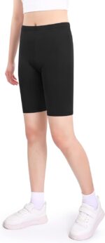JOCMIC Girls Cycling Cotton Breathable and Safety Shorts for Summer Sports Gym Dance 3 Pack 5-12 Years - Image 3