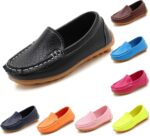 Princess Shoes for Girls 4to6 Toddler Little Kid Boys Girls Soft Slip On Loafers Dress Flat Shoes Boat Shoes Casual Shoes So So Shoes for Kids - Image 3