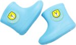 Toddler Soft Sole Rubber Rain Boots Baby Boys Girls 𝗪aterproof Lightweight Cozy Rain Shoes Booties Outdoor Flat Shoes Baby Girl Winter Boots Size 4 Baby Snow Boots 12 Months (Blue, 5-6 Years)