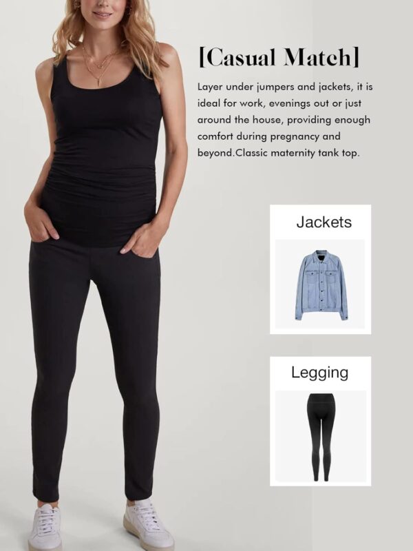 Love2Mi 3 Pcs Maternity Top Maternity Clothes Maternity Top Maternity Shirt - Image 5